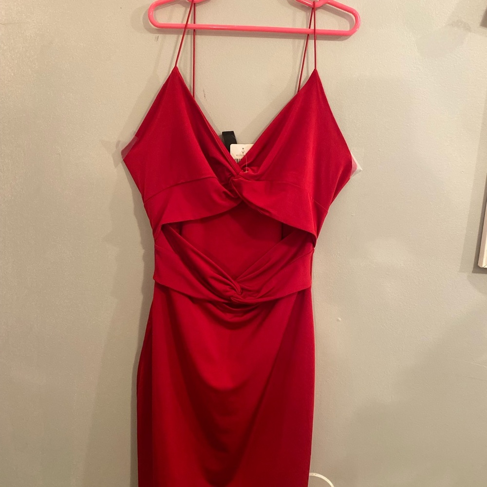 Windsor Red cutout Dress